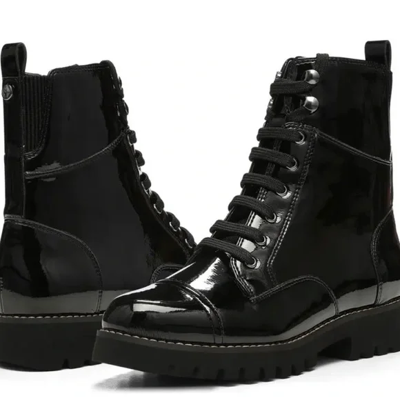 Donald Pliner Shoes Donald Pliner Laceup Lug Combat Boot 55